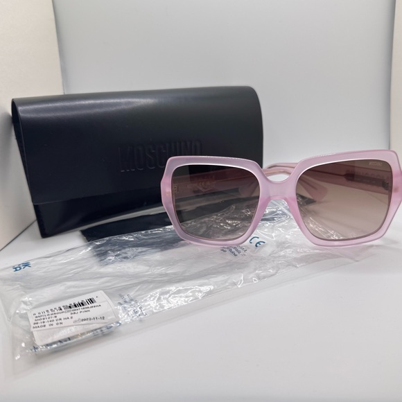 Moschino - pink Translucent sunglasses MOS 127/S 35JHA - 56-19-140 - Picture 11 of 14